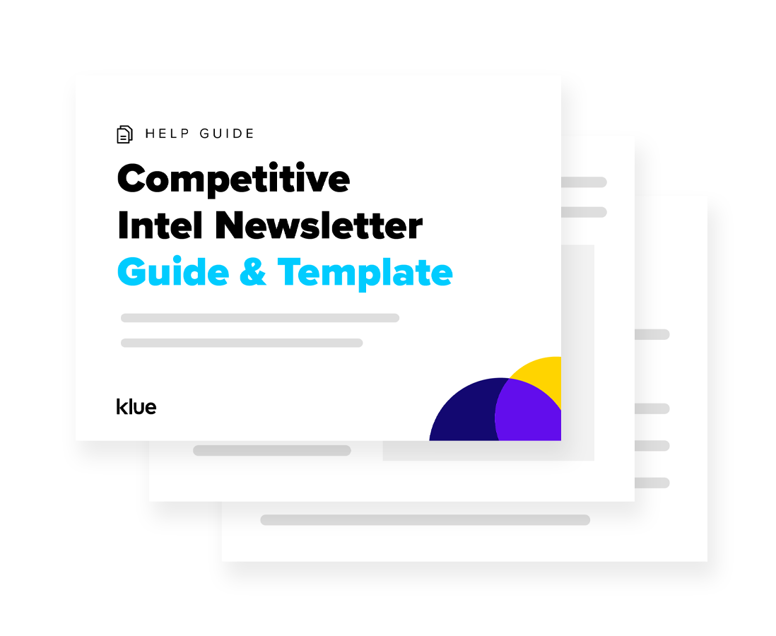 klue-resource-competitive-intel-newsletter-guide-template